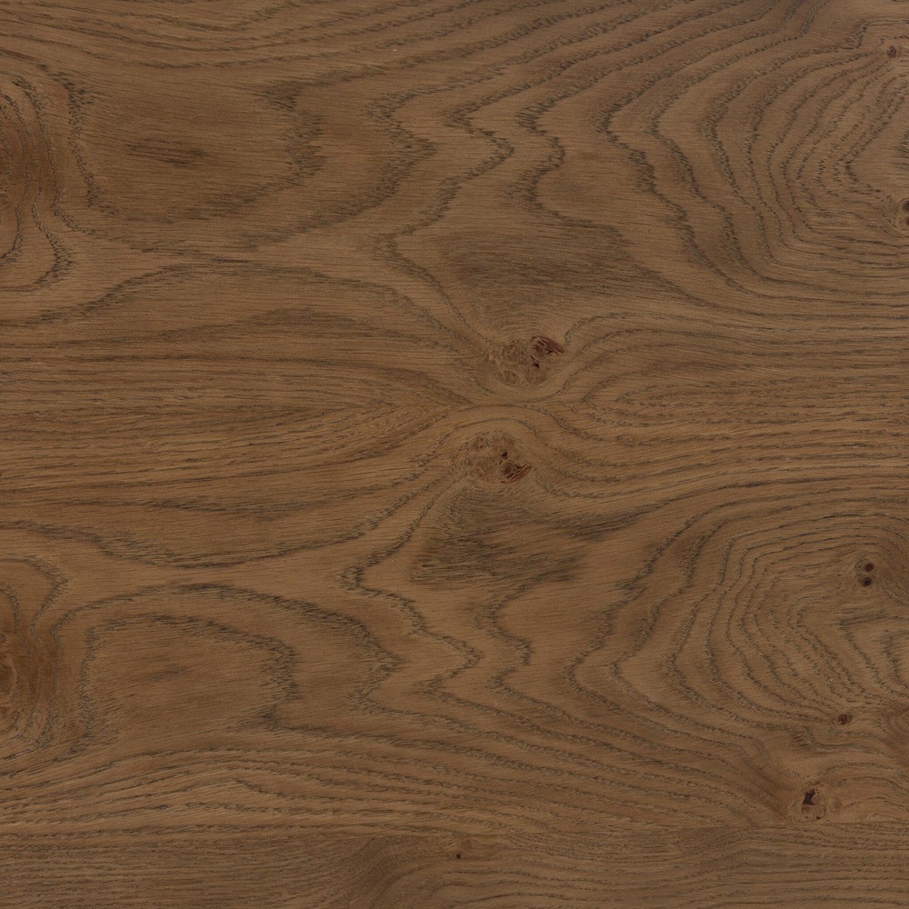 Morley Modern Classic Brown Burl Oak Rectangular Coffee Table|