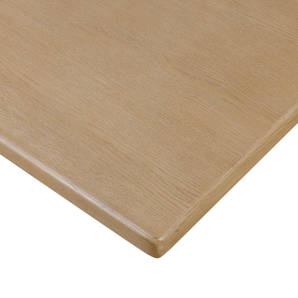 Pecos Modern Classic Light Wash Oak Square Coffee Table|