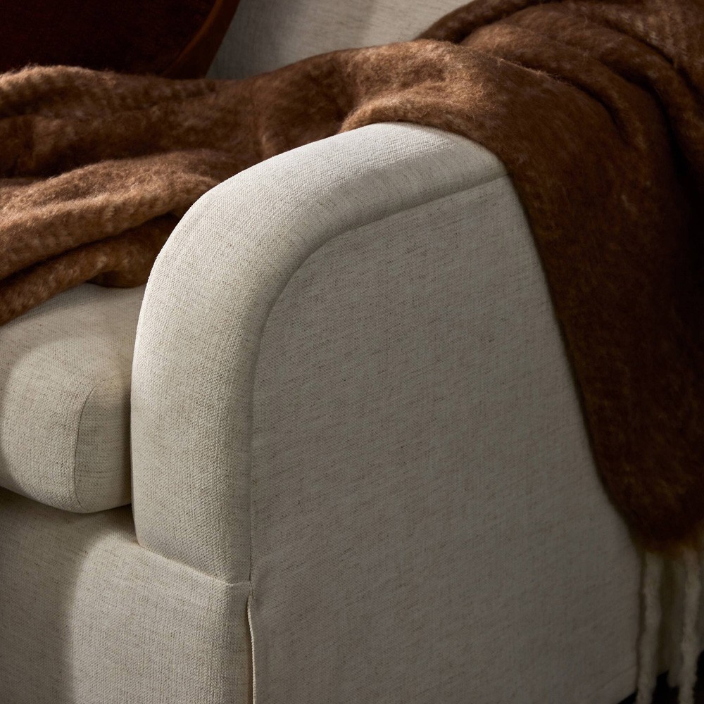 Ulla Modern Classic Cream Crypton Sleeper Sofa - 82"|