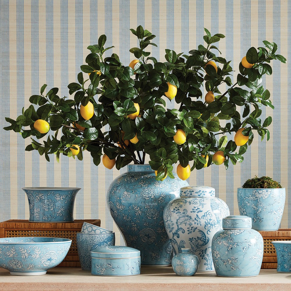 Arles French Country 31" Faux Lemon Branches - Set of 4|