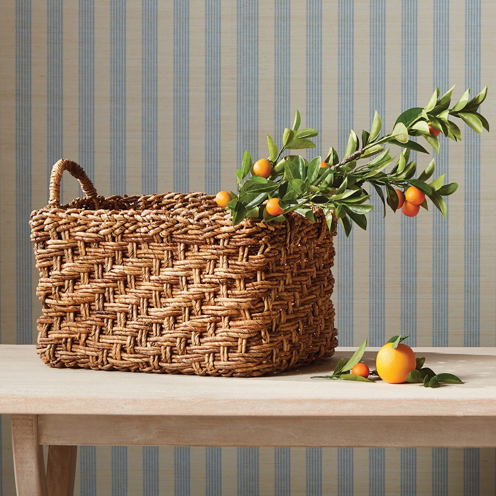 Eden Coastal Beach Natural Banana Leaf Woven Basket - Set of 2