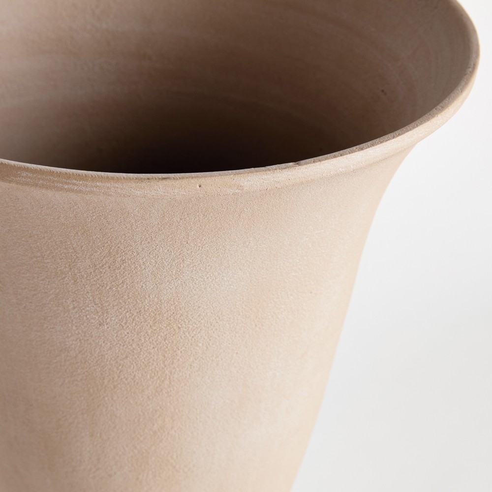 Ernesto Updated Traditional Cream Footed Decorative Vase|