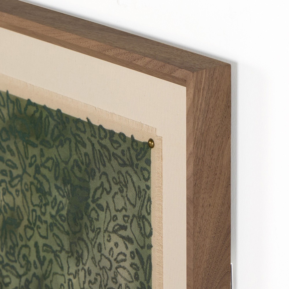 Green Glimmer Painting - 18x18|