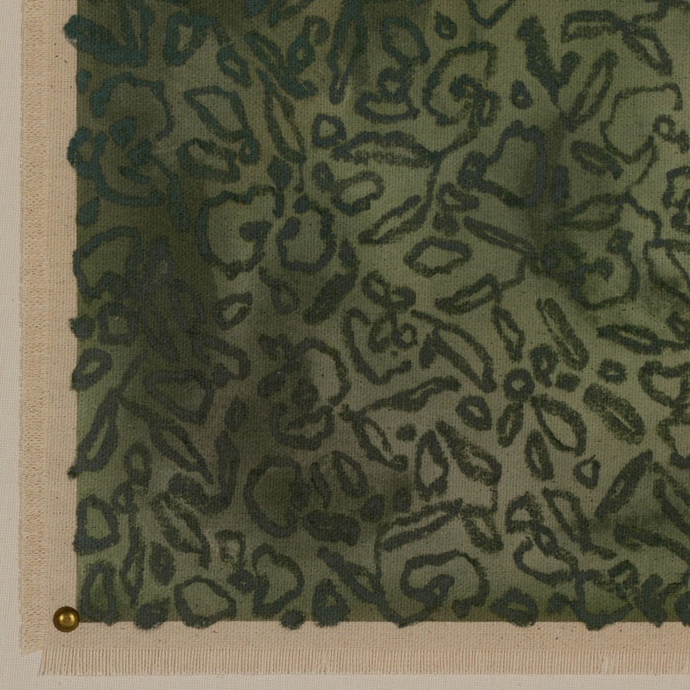 Green Glimmer Painting - 18x18|