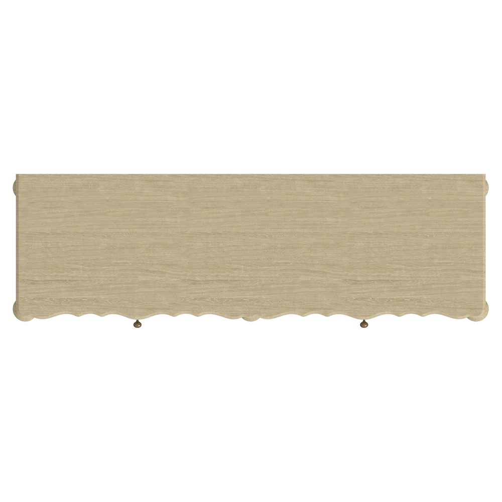 Eren Updated Traditional Beige Wood Double Dresser|