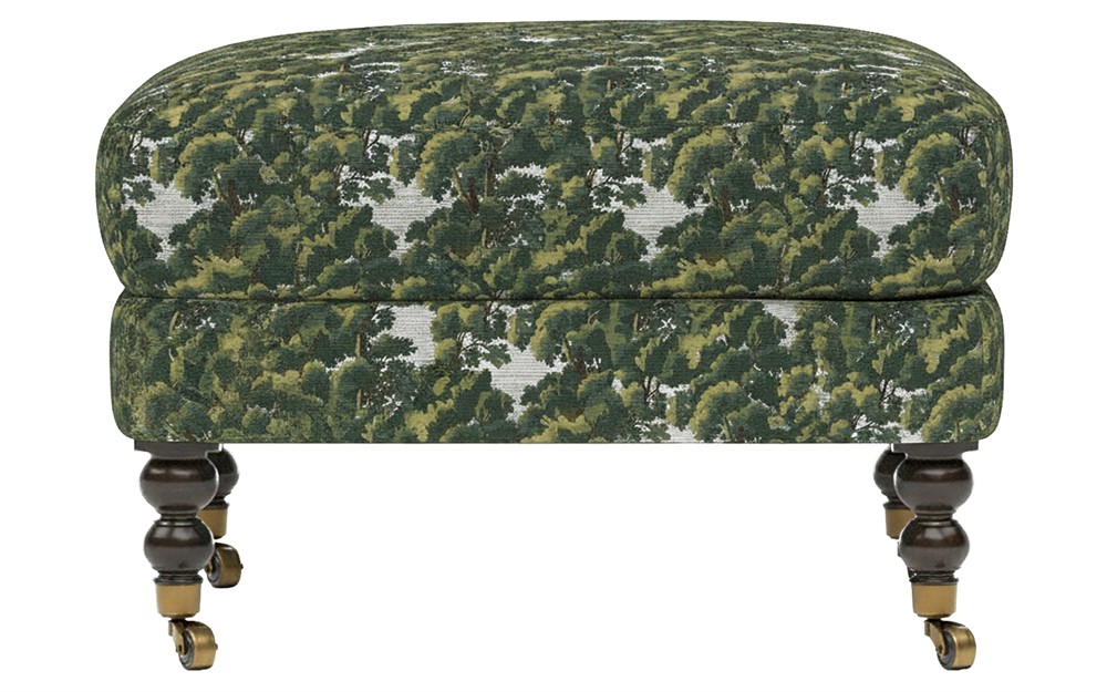 Madeline Crypton Tapestry Ottoman|