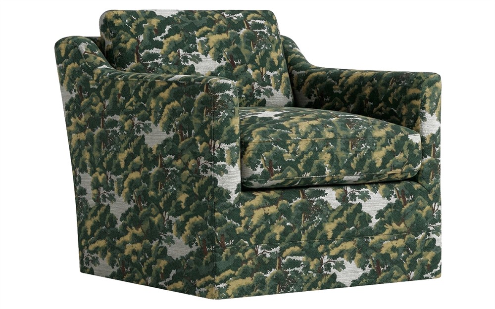 Madeline Crypton Tapestry Swivel Chair|