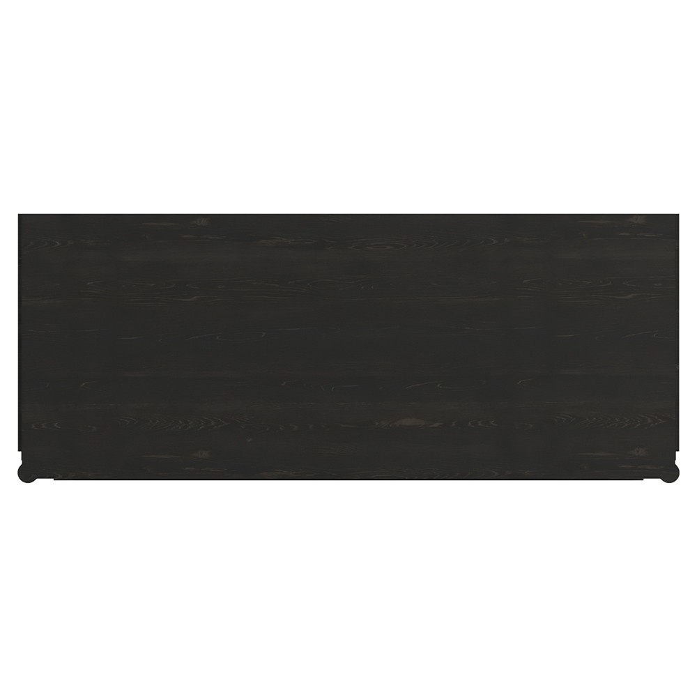 John Updated Traditional Black Pine Wood Bachelor Chest|