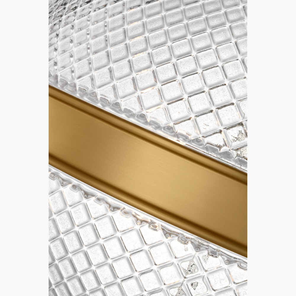 Lucinda Updated Traditional Glass Globe Burnished Brass Single Pendant|