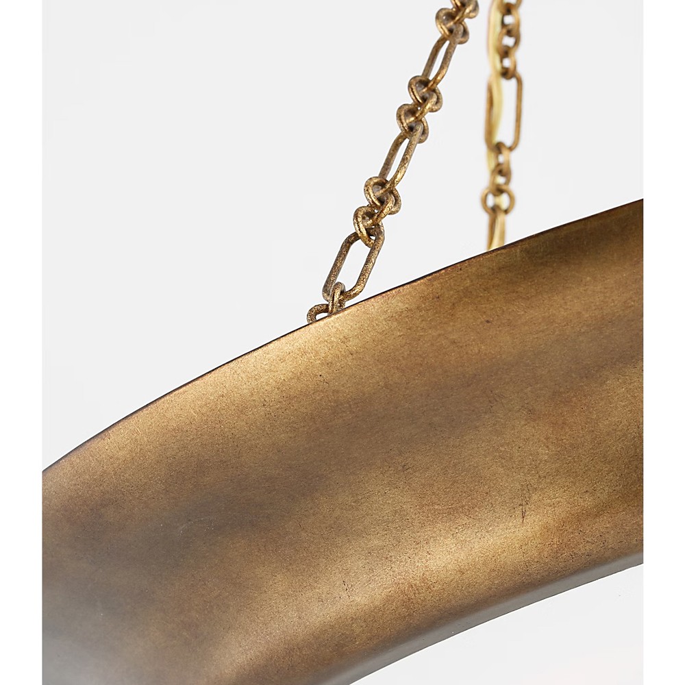 Lenoir Updated Traditional Vintage Gild Chandelier - 24"|