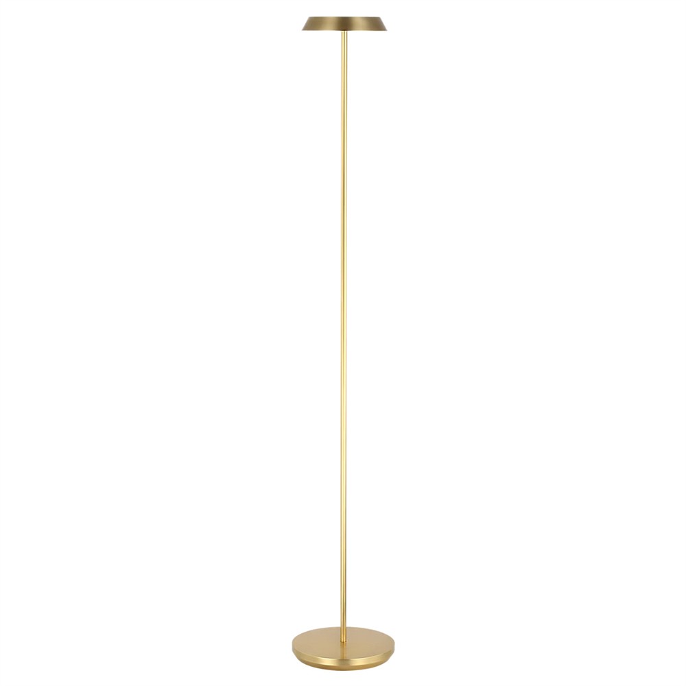 Tepa Modern Classic Antique Brass Rechargeable Outdoor Floor Lamp|