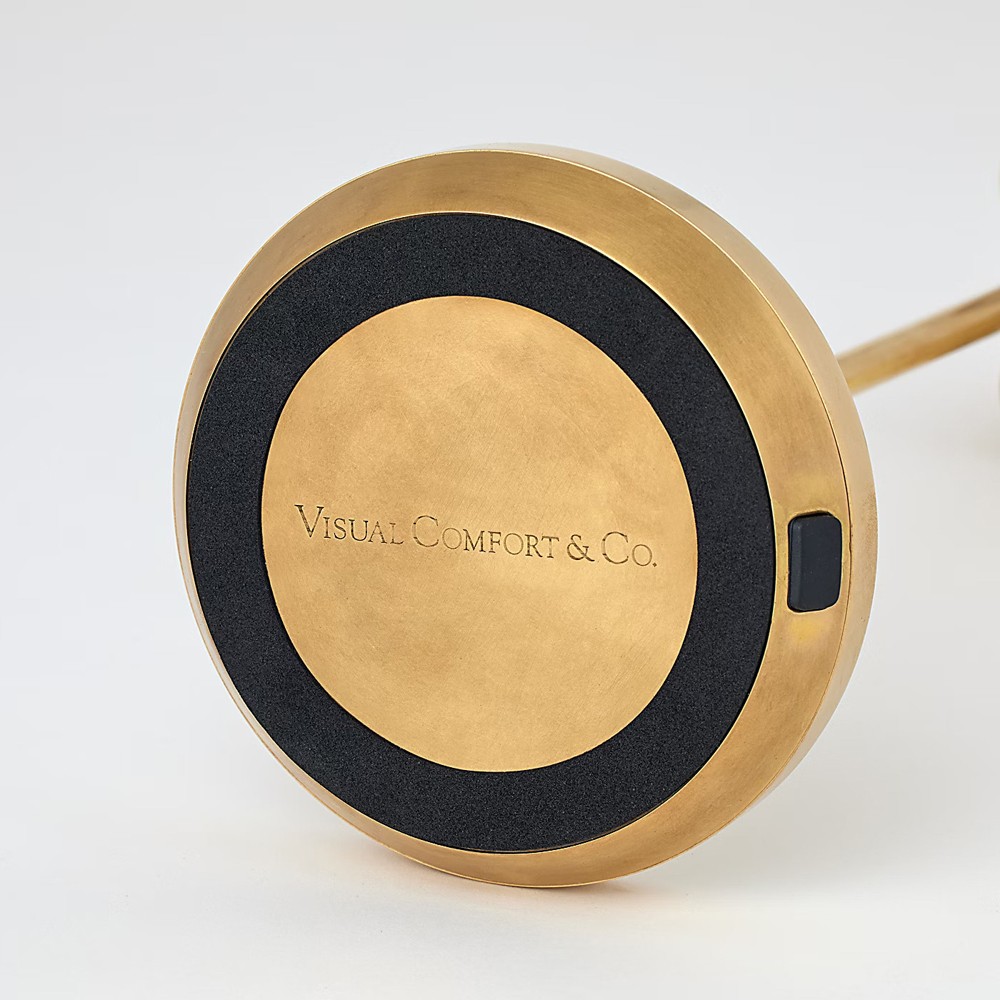 Tepa Modern Classic Natural Brass Rechargeable Outdoor Table Lamp|