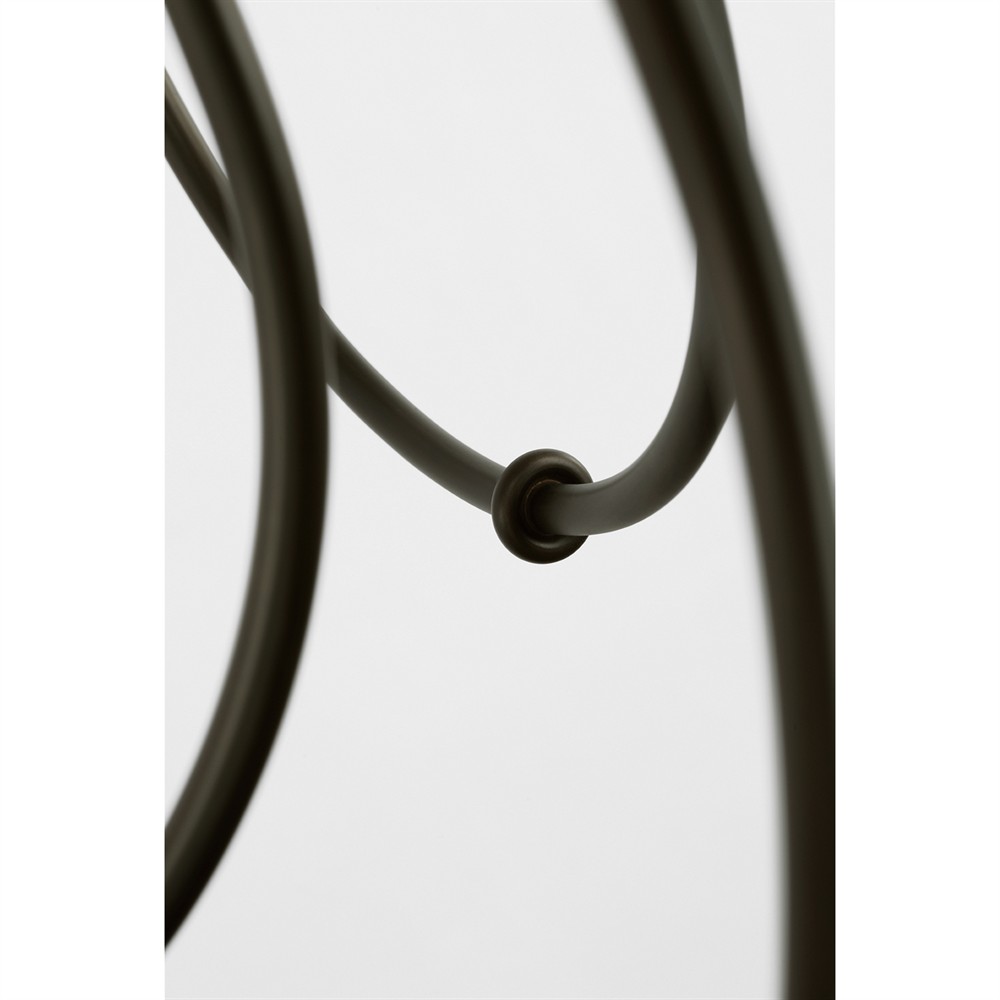 Visual Comfort Ingela White Silk Pleated Modern Iron Shaded Chandelier|