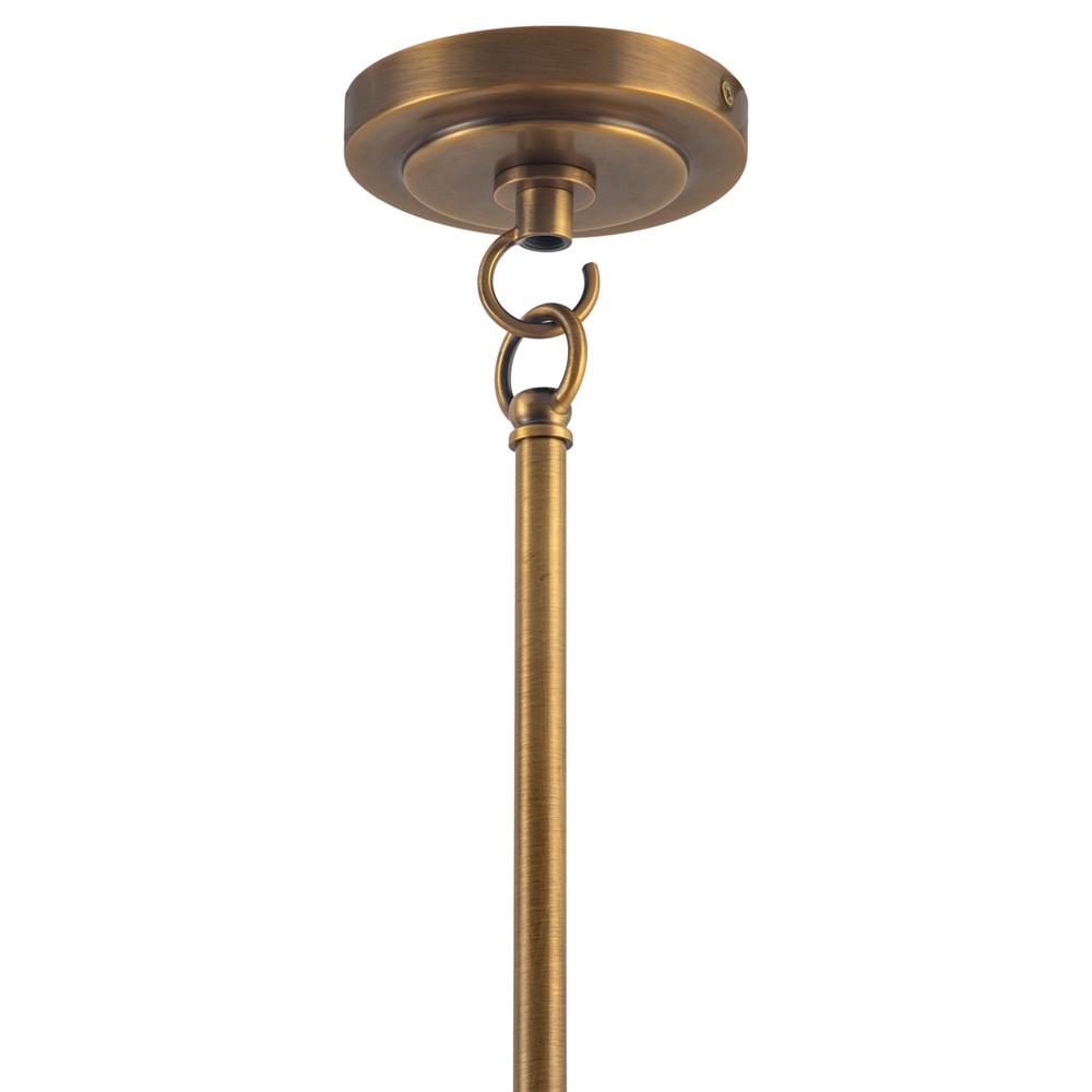 Marceau Updated Traditional White Opal Glass Shade Chandelier|