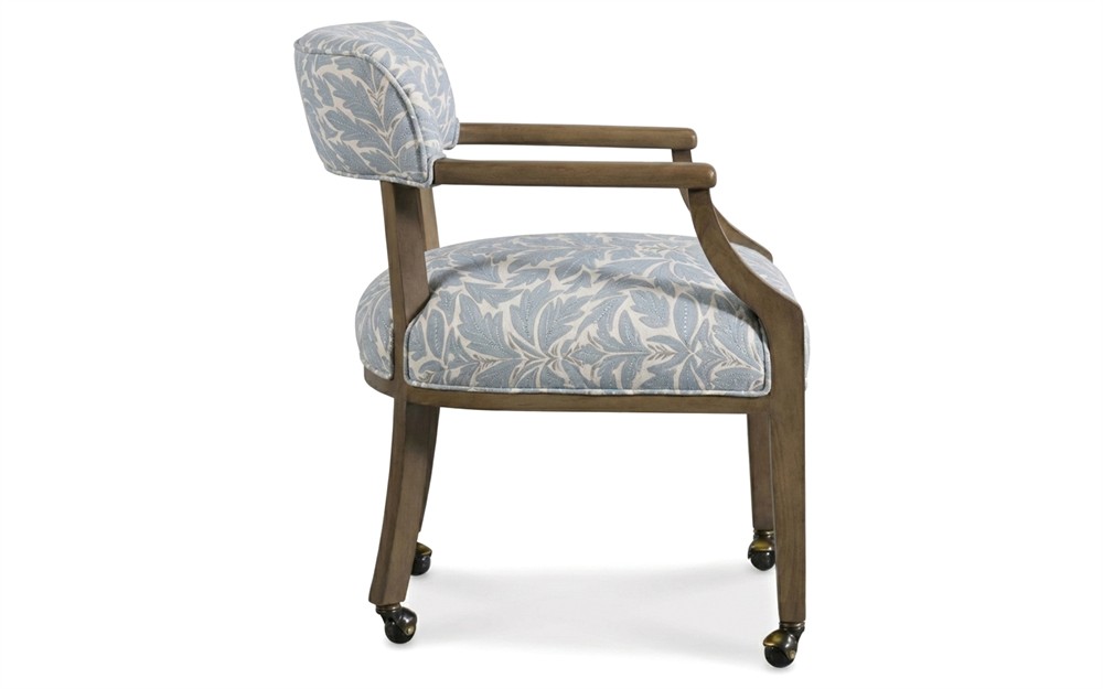 Bella Blue Porcelain Cotton Weave Game Chair|
