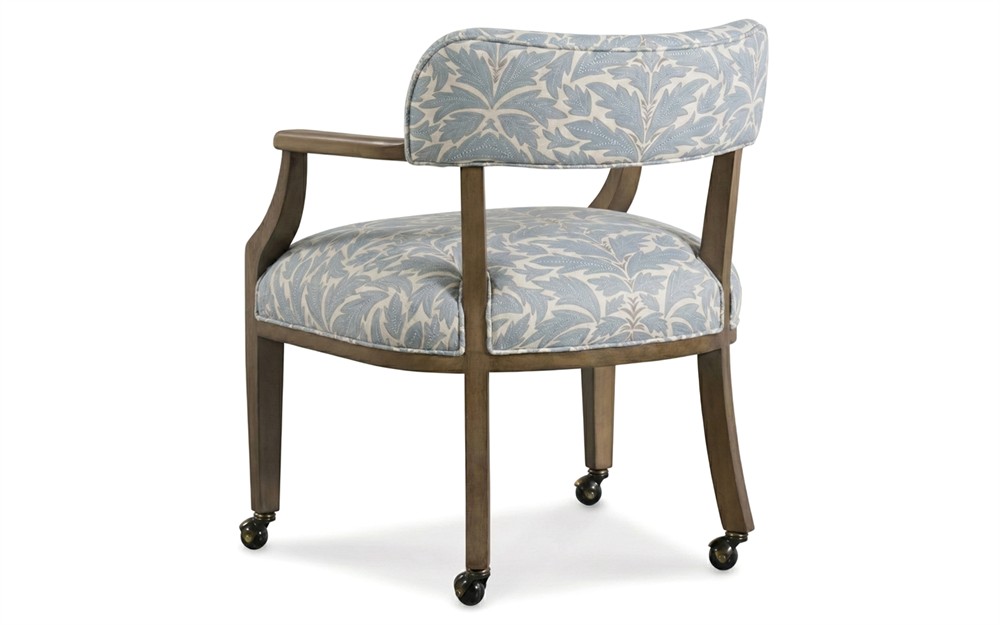 Bella Blue Porcelain Cotton Weave Game Chair|