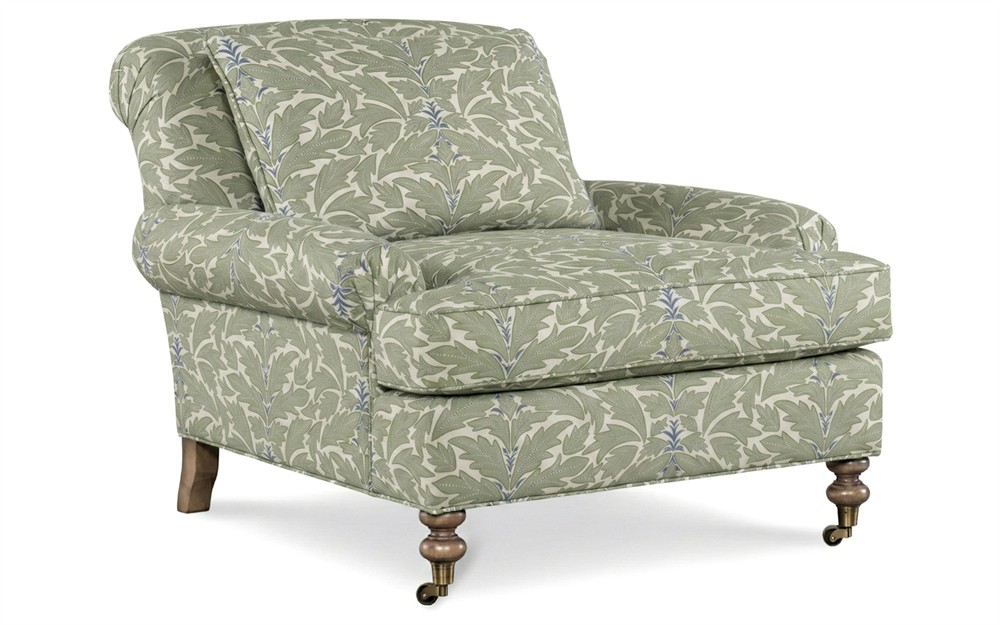 Carter Dried Herb Cotton Weave Chair and a Half|