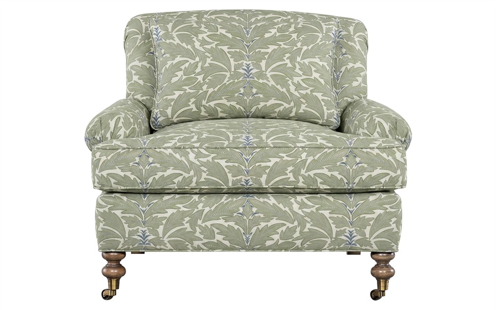 Carter Dried Herb Cotton Weave Chair and a Half|