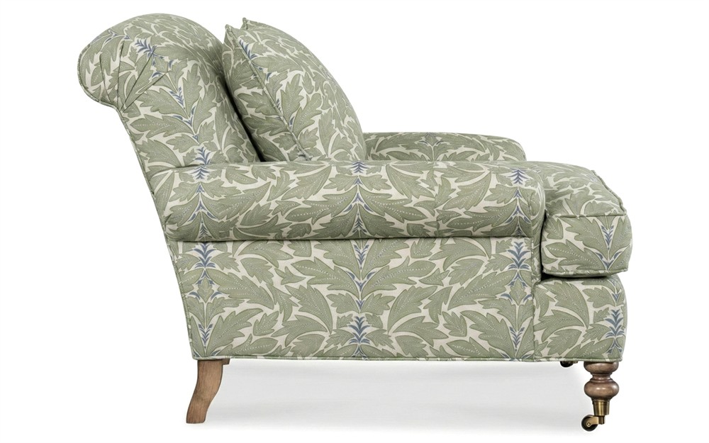 Carter Dried Herb Cotton Weave Chair and a Half|