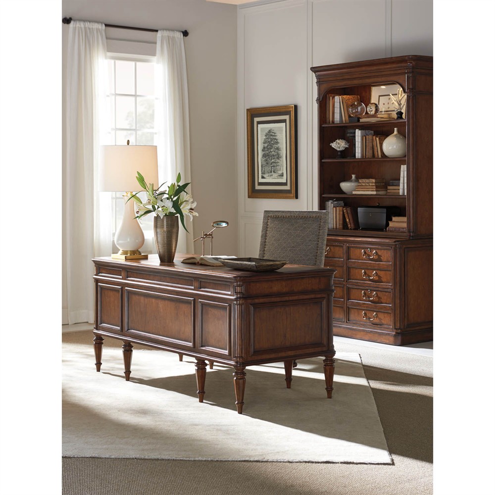 Wesley Updated Traditional Cherry Wood Desk|
