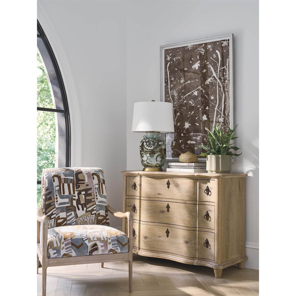 Carrie Updated Traditional Brown Hall Chest|