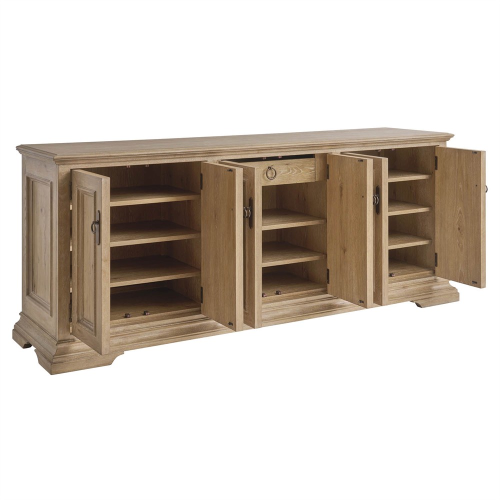 Westmont Updated Traditional Brown Wood Buffet|