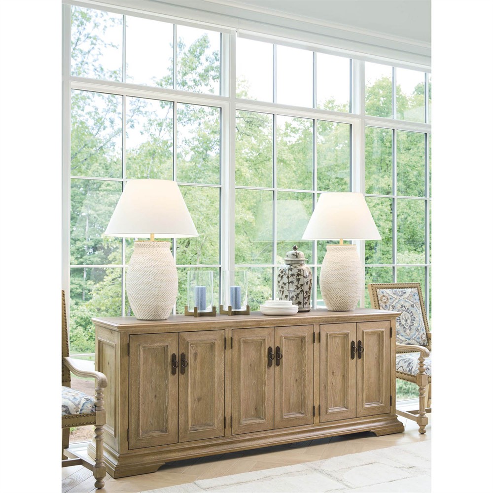 Westmont Updated Traditional Brown Wood Buffet|