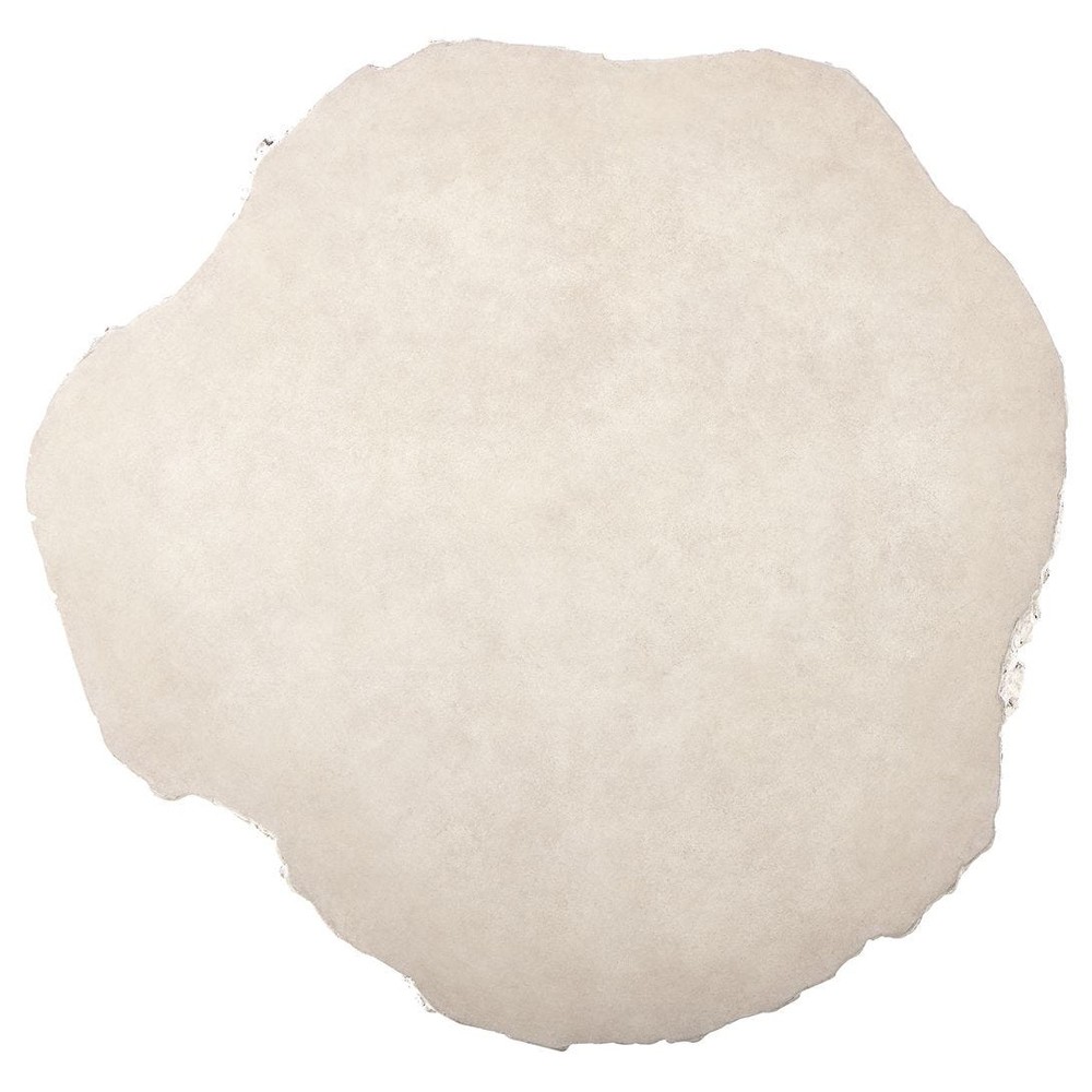 Jasper Coastal Beach White Tree Concrete Round Outdoor Side Table|