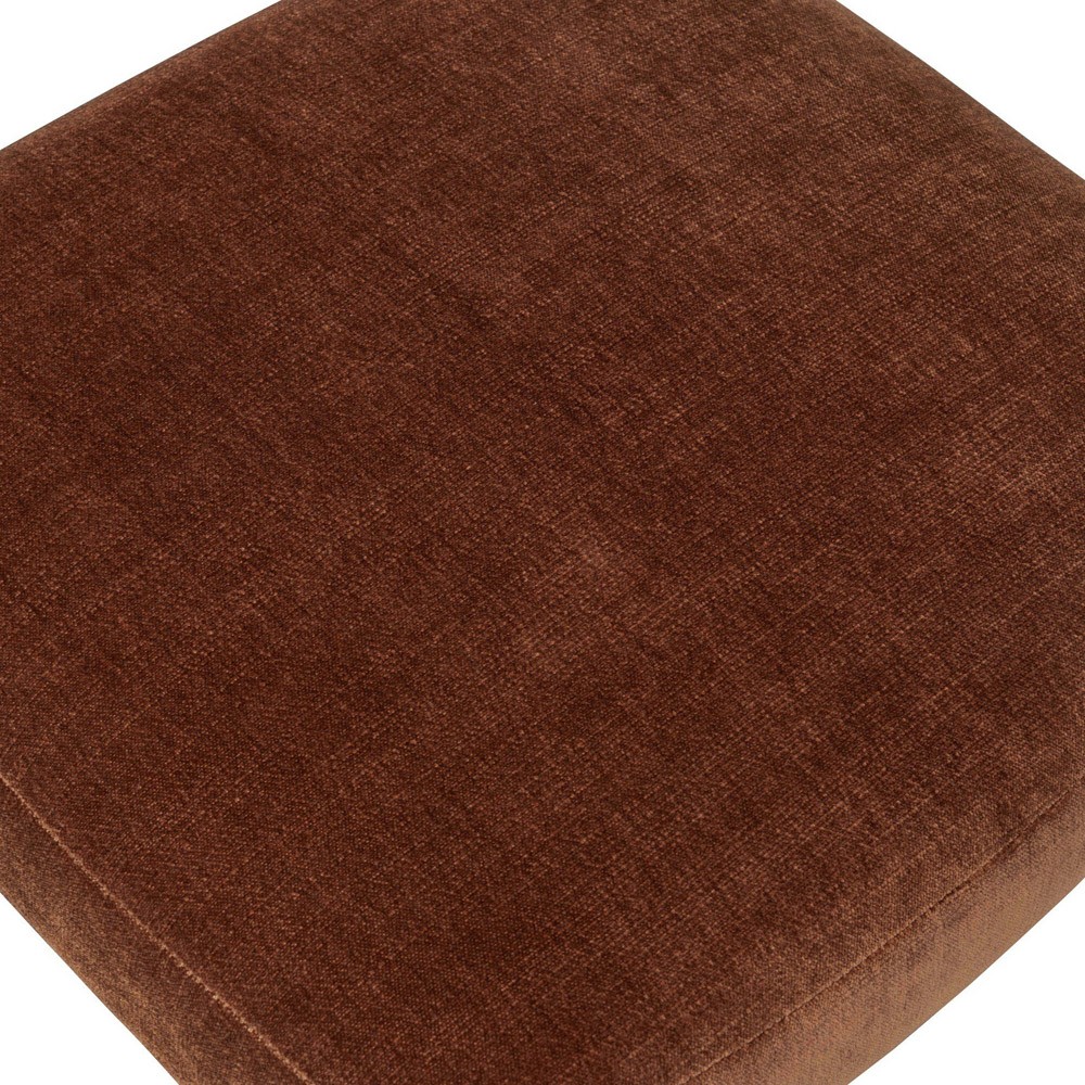 Bellaire Modern Classic Rust Velvet Black Iron Dining Chair|