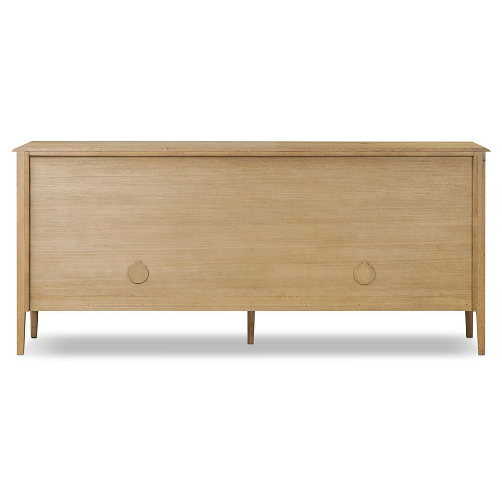 Adelaide Modern Classic Brown Aged Oak Media Console - 87"|