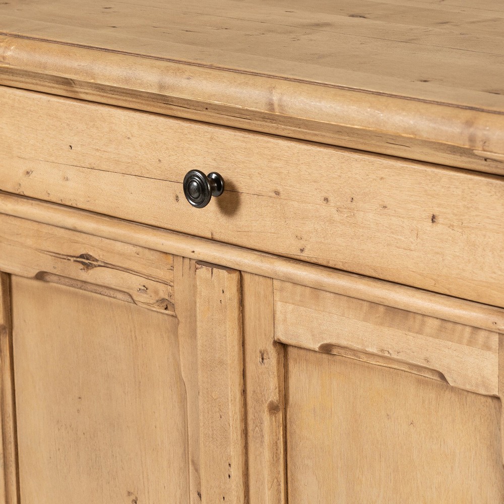 Marjorie Updated Traditional Distressed Bleached Wood Sideboard|