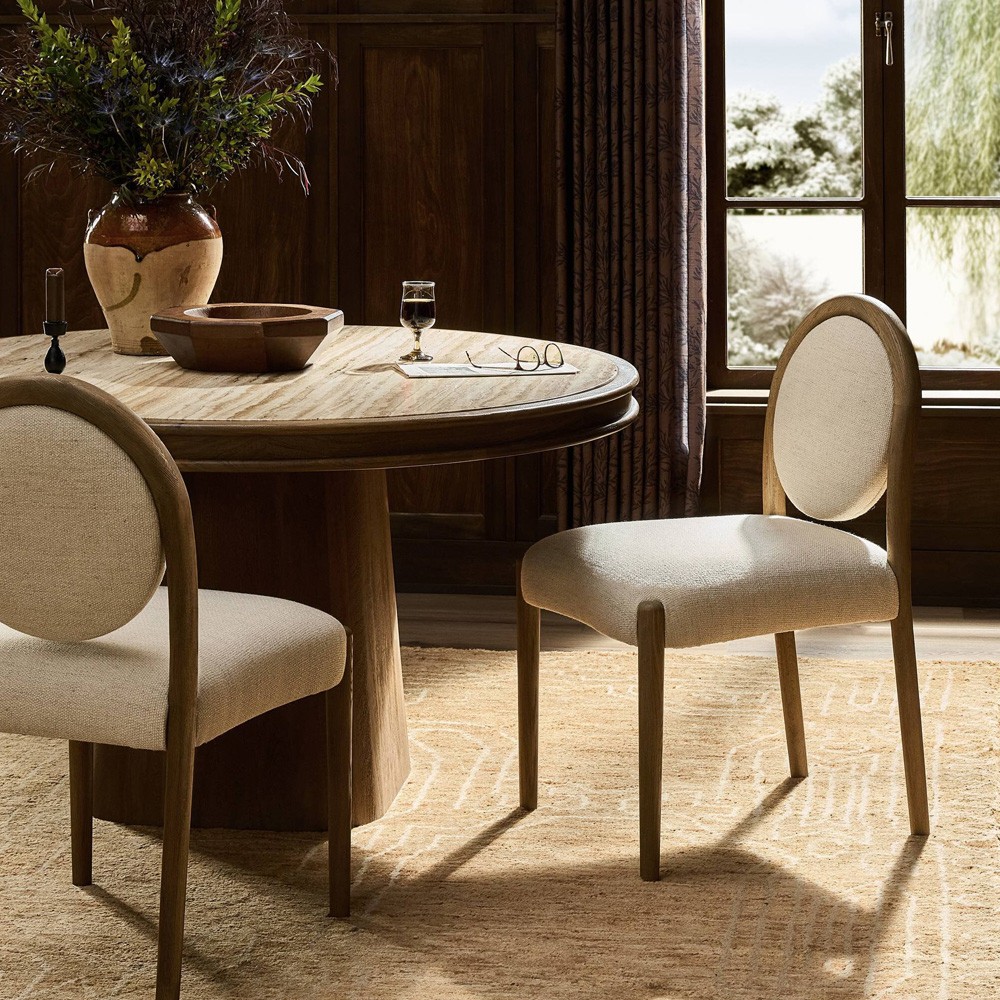 Prentiss Modern Classic Cream Performance Dining Chair|