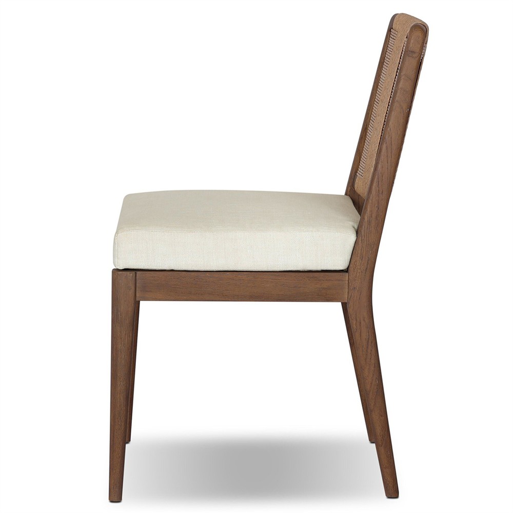 Russ Coastal Beach Toasted Brown Teak Outdoor Dining Chair|