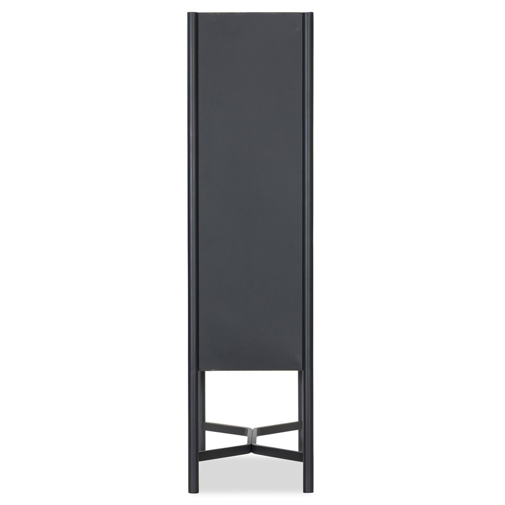 Saxon Modern Classic Black Iron Display Case|