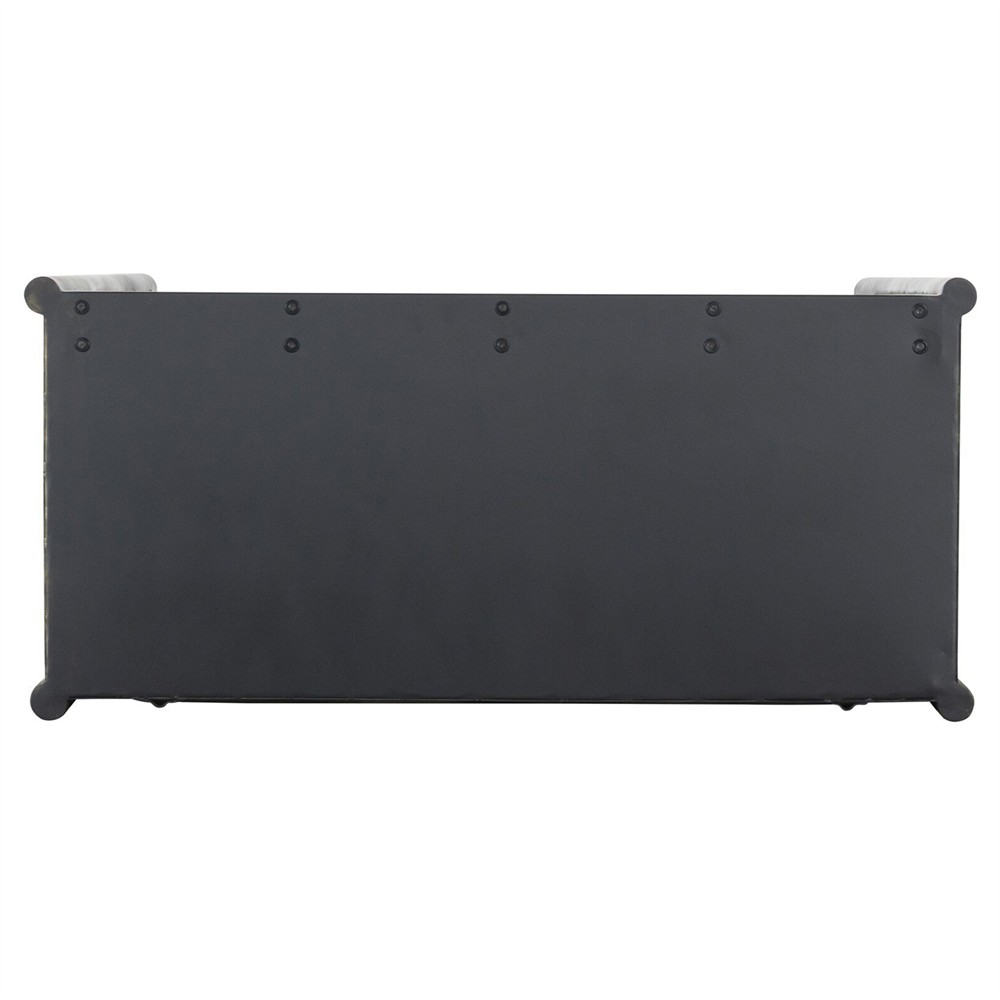 Saxon Modern Classic Black Iron Display Case|