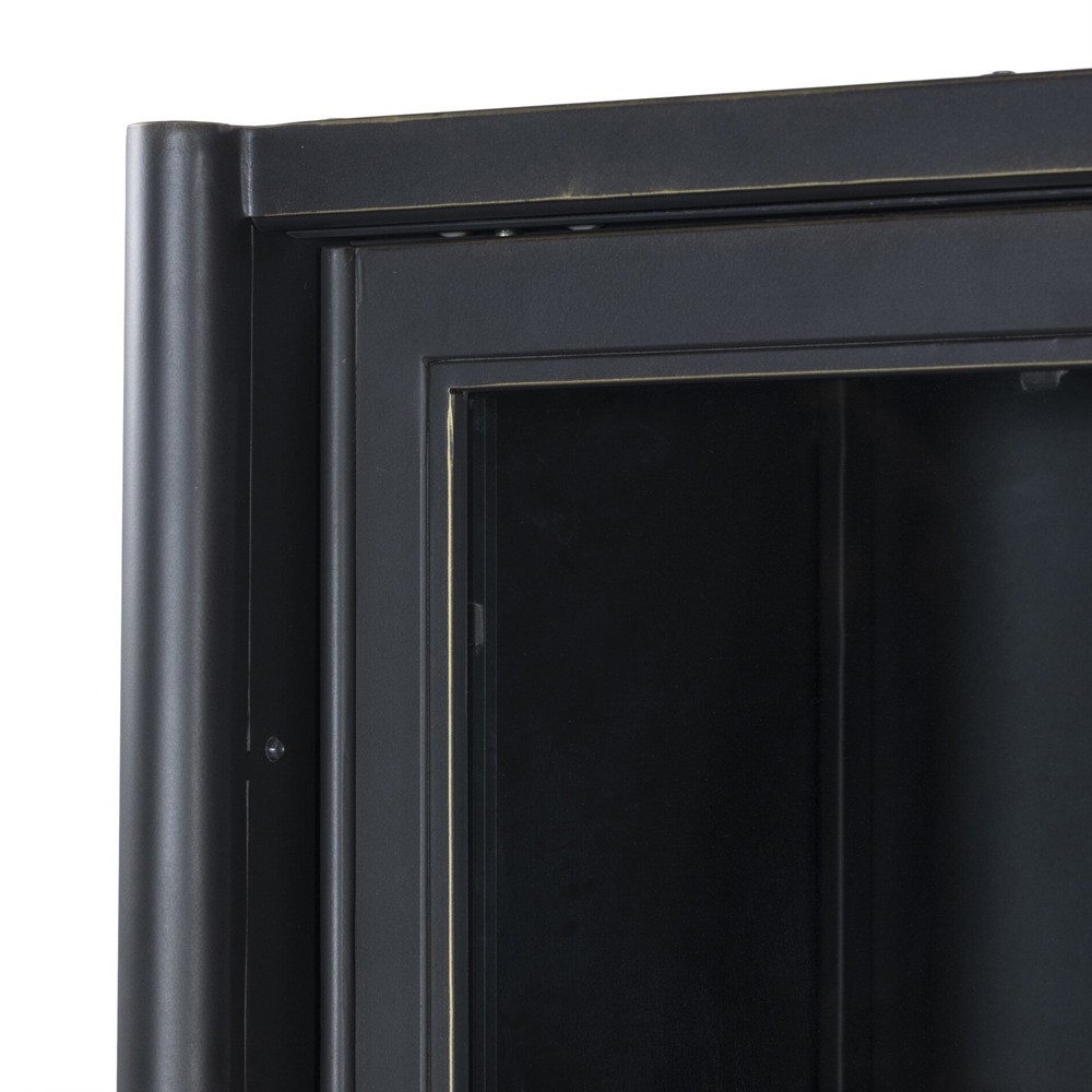 Saxon Modern Classic Black Iron Display Case|