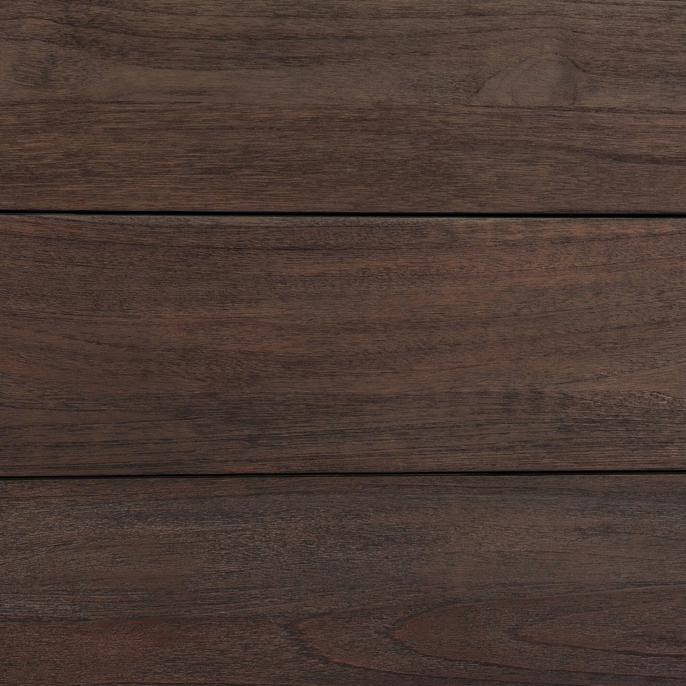 Soho Coastal Beach Brown Teak Rectangular Outdoor Dining Table - 86"|