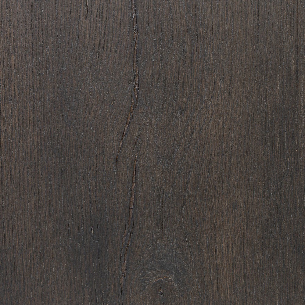 Tuscola Rustic Lodge Smoked Black Oak Wood Cabinet|