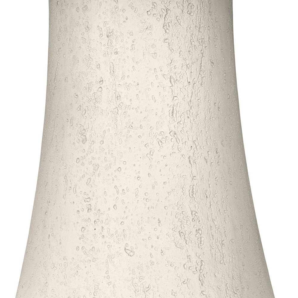 Varda Modern Classic Cream Concrete Round Outdoor Dining Table - 48"|