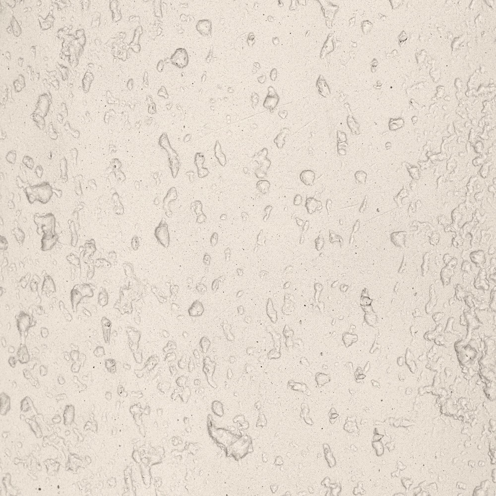 Varda Modern Classic Cream Concrete Round Outdoor Dining Table - 48"|