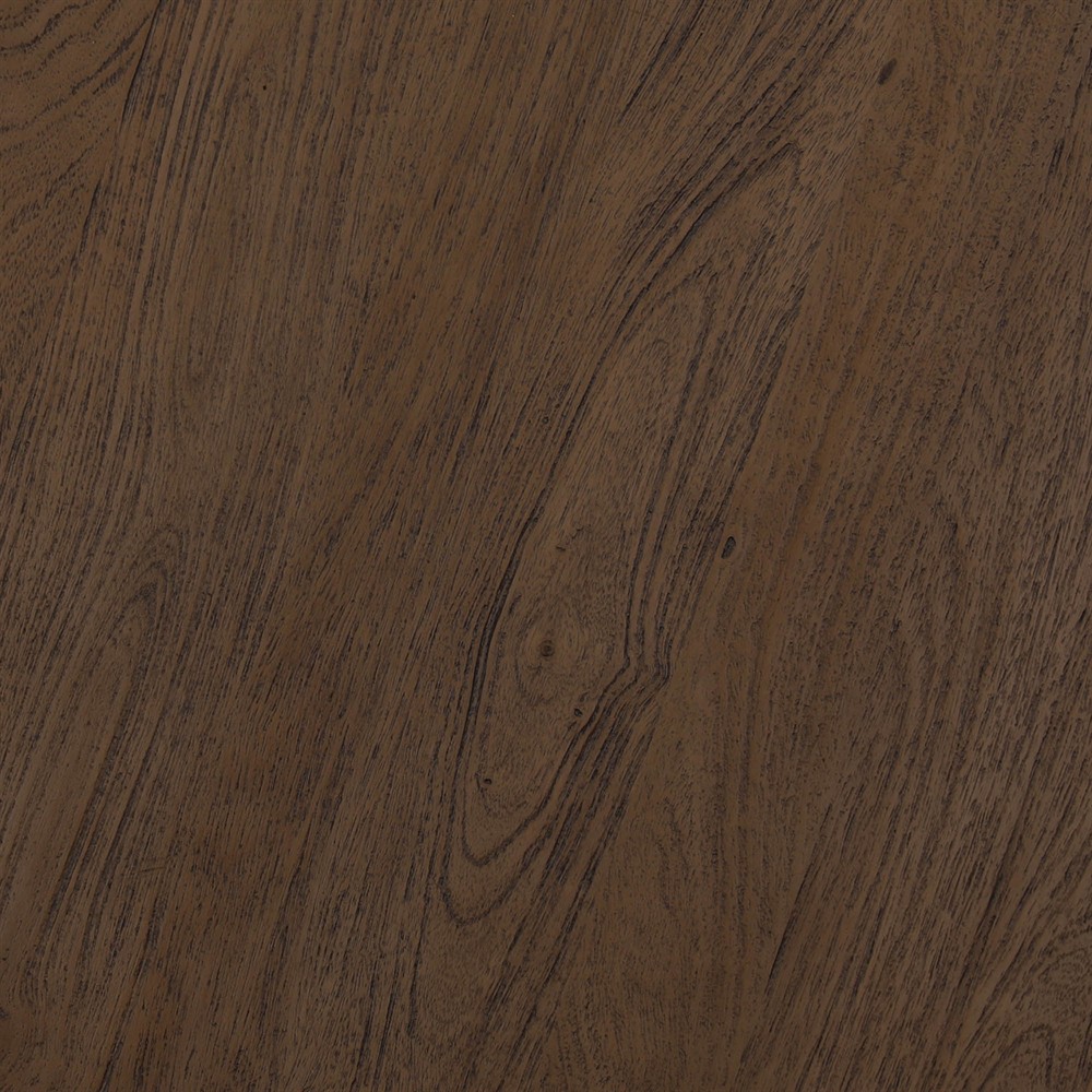 Zachary Updated Traditional Brown Mango Wood Round Coffee Table|