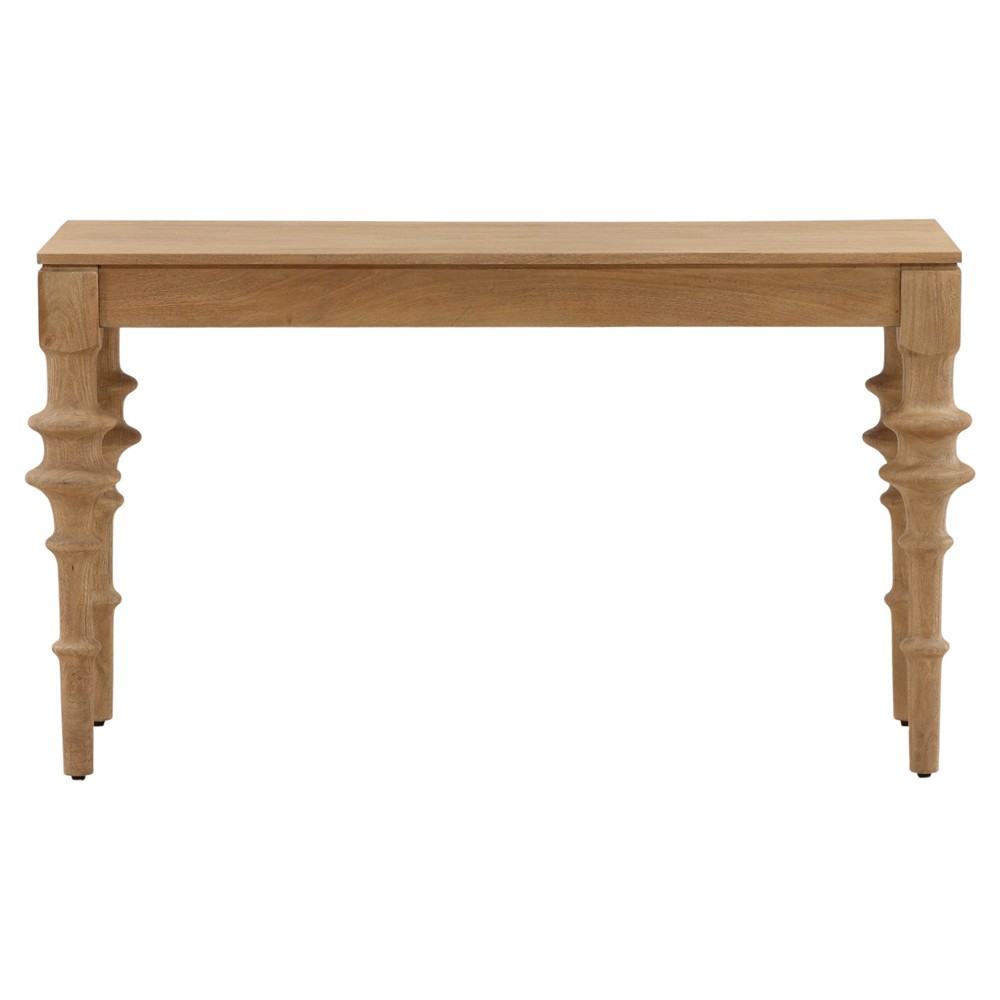 Elena Updated Traditional Natural Mango Wood Desk|