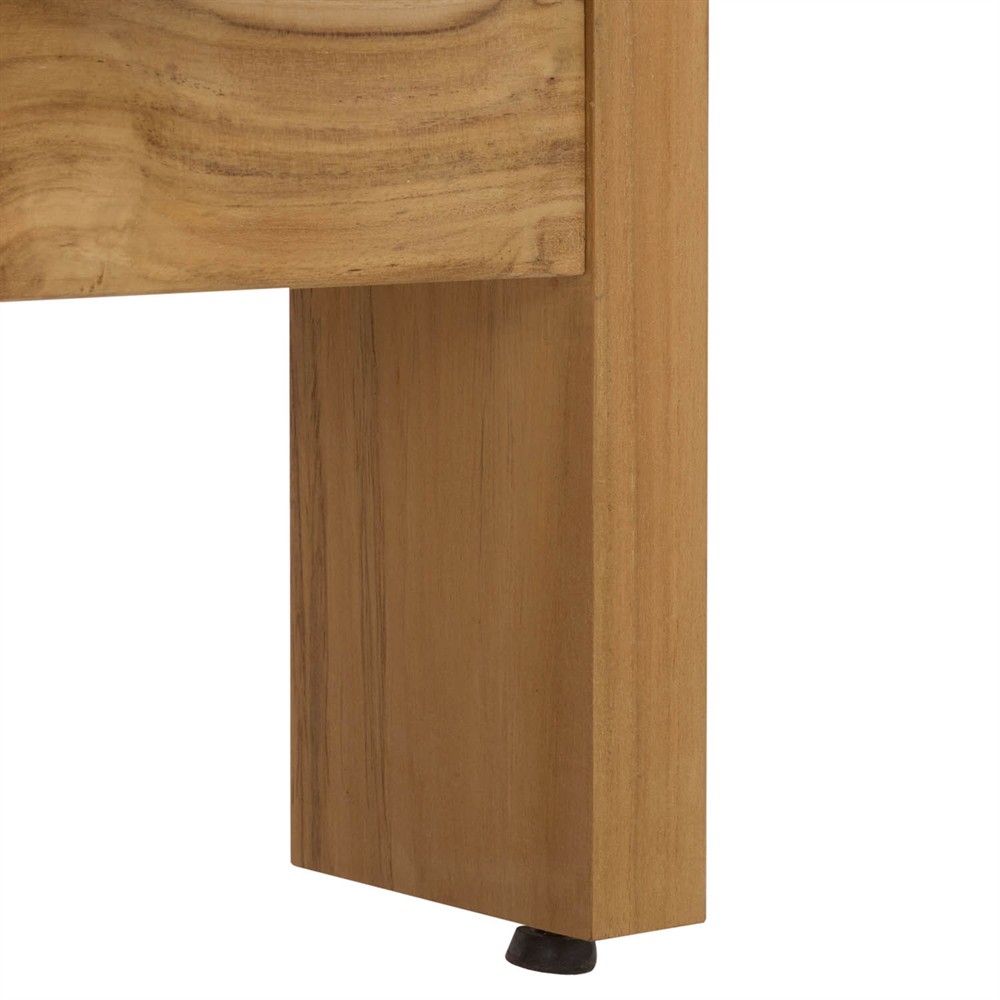 Thiago Modern Classic Natural Teak Wood Outdoor Sofa - 70"|