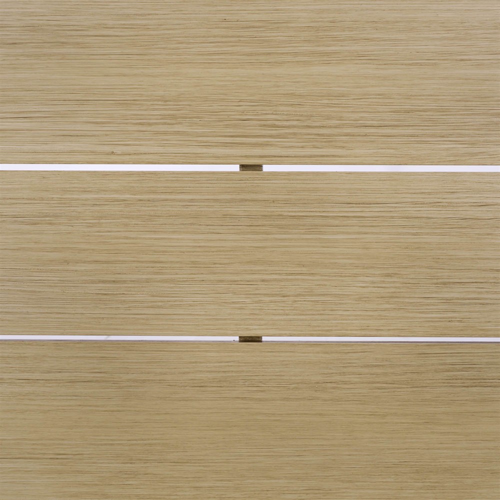 Darla Coastal Beach Natural Wood Rectangular Outdoor Coffee Table|