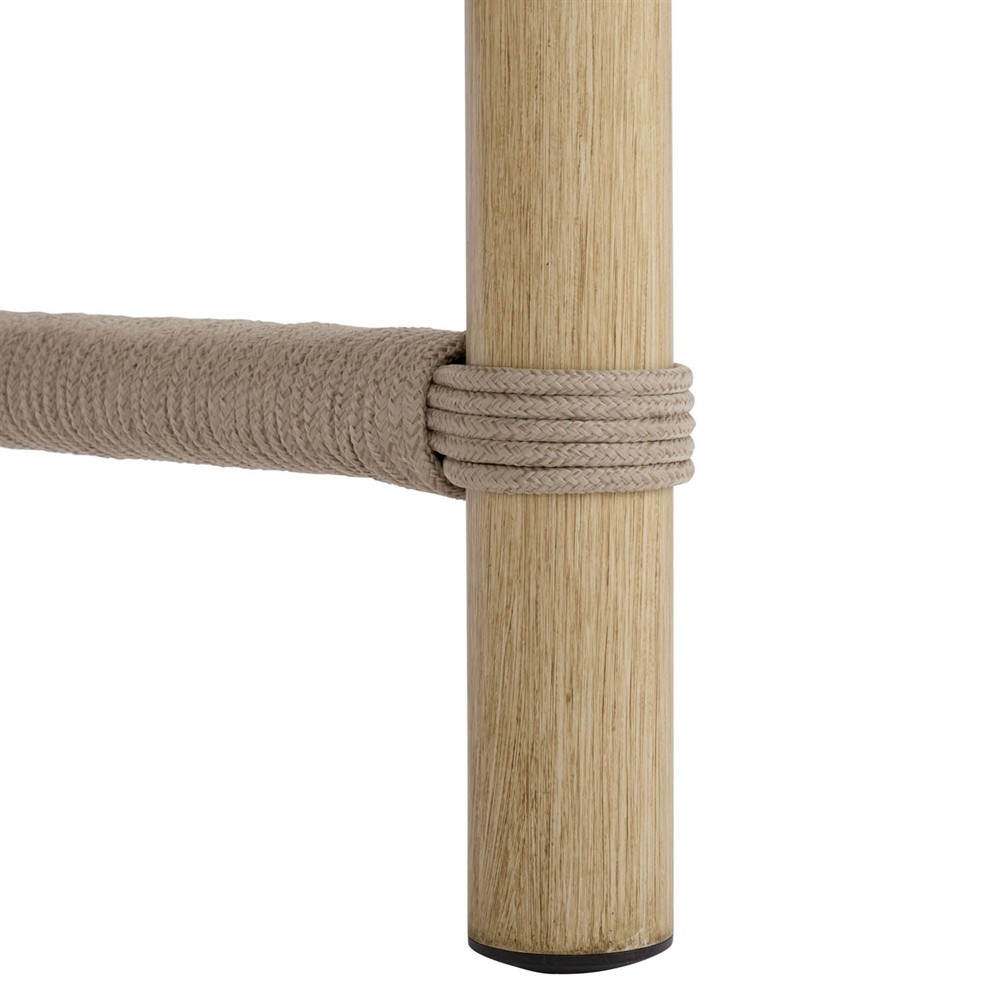 Darla Coastal Beach Grey Woven Outdoor Patio Arm Chair|