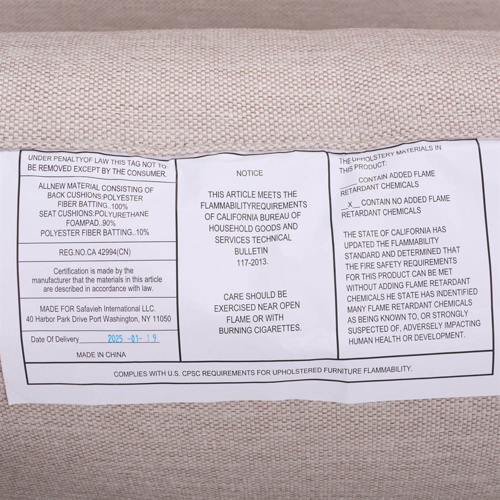 Darla Coastal Beach Grey Woven Outdoor Sofa - 82"|