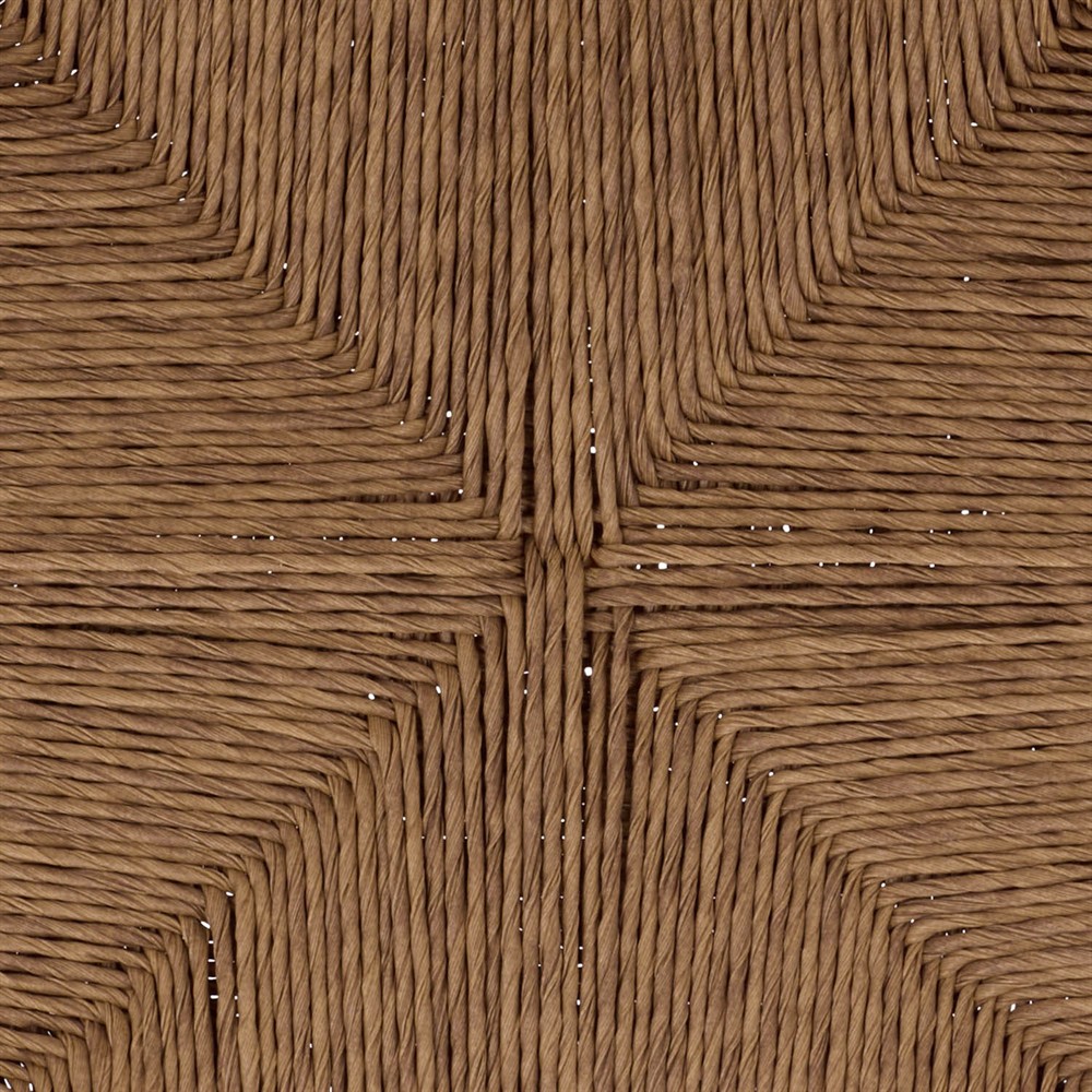 Ramon Coastal Beach Natural Faux Rattan Woven Outdoor Bar Stool - Set of 2|