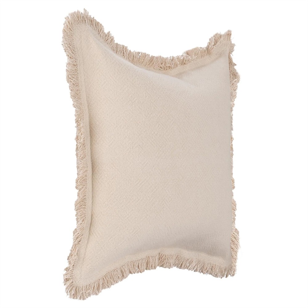Danica Modern Classic Beige Linen Decorative Throw Pillow - 22x22|