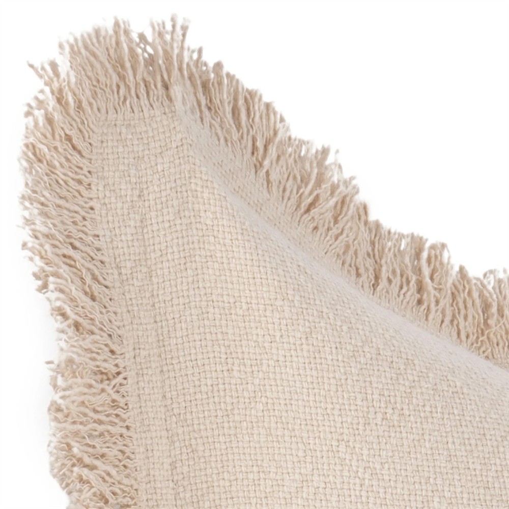 Danica Modern Classic Beige Linen Decorative Throw Pillow - 22x22|