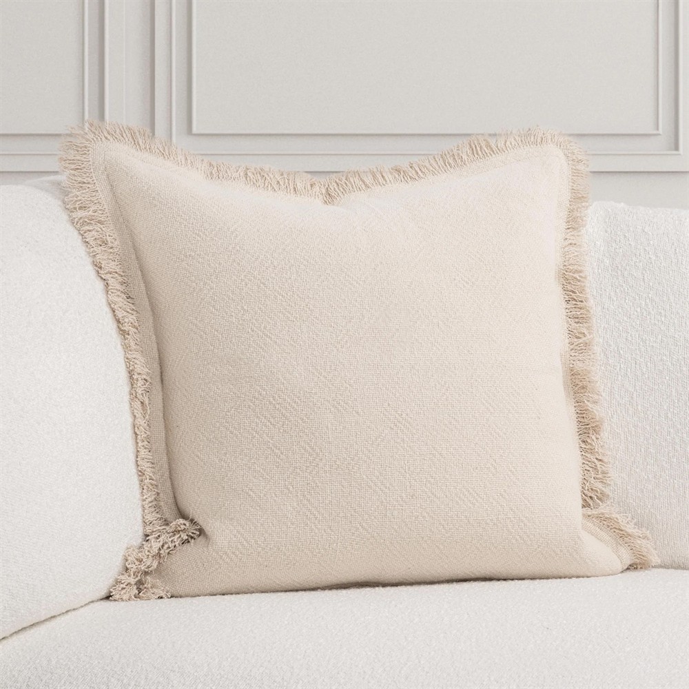Danica Modern Classic Beige Linen Decorative Throw Pillow - 22x22|